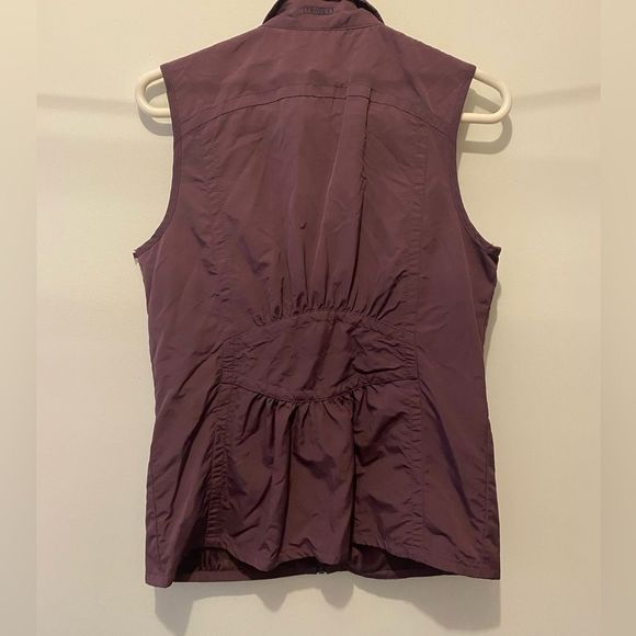 Women's Purple Sleeveless Jacket - Picture 6 of 7